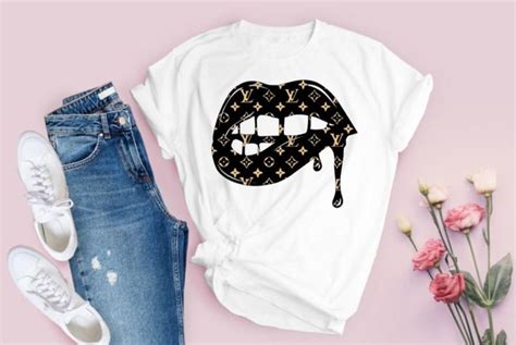 louis vuitton graphic tee|louis vuitton lips t shirt.